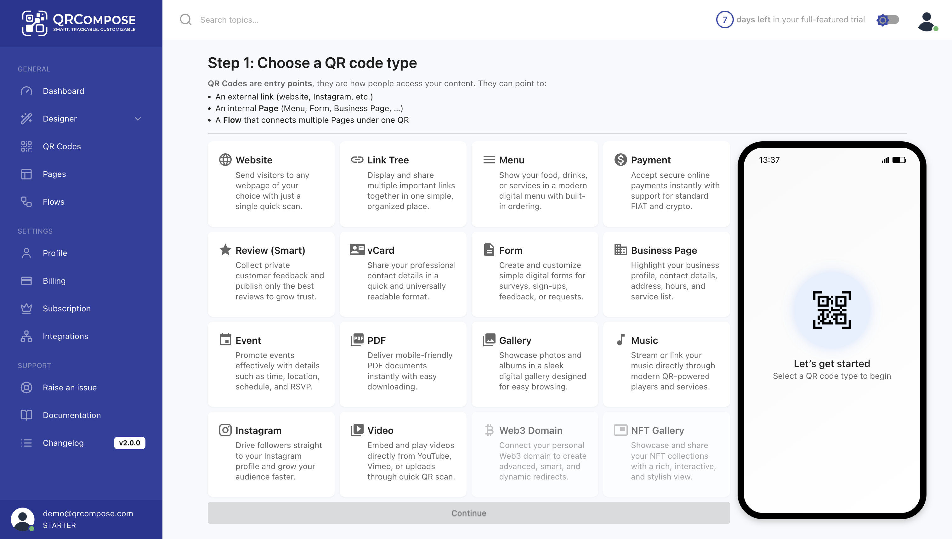 Create Qr Code Screenshot