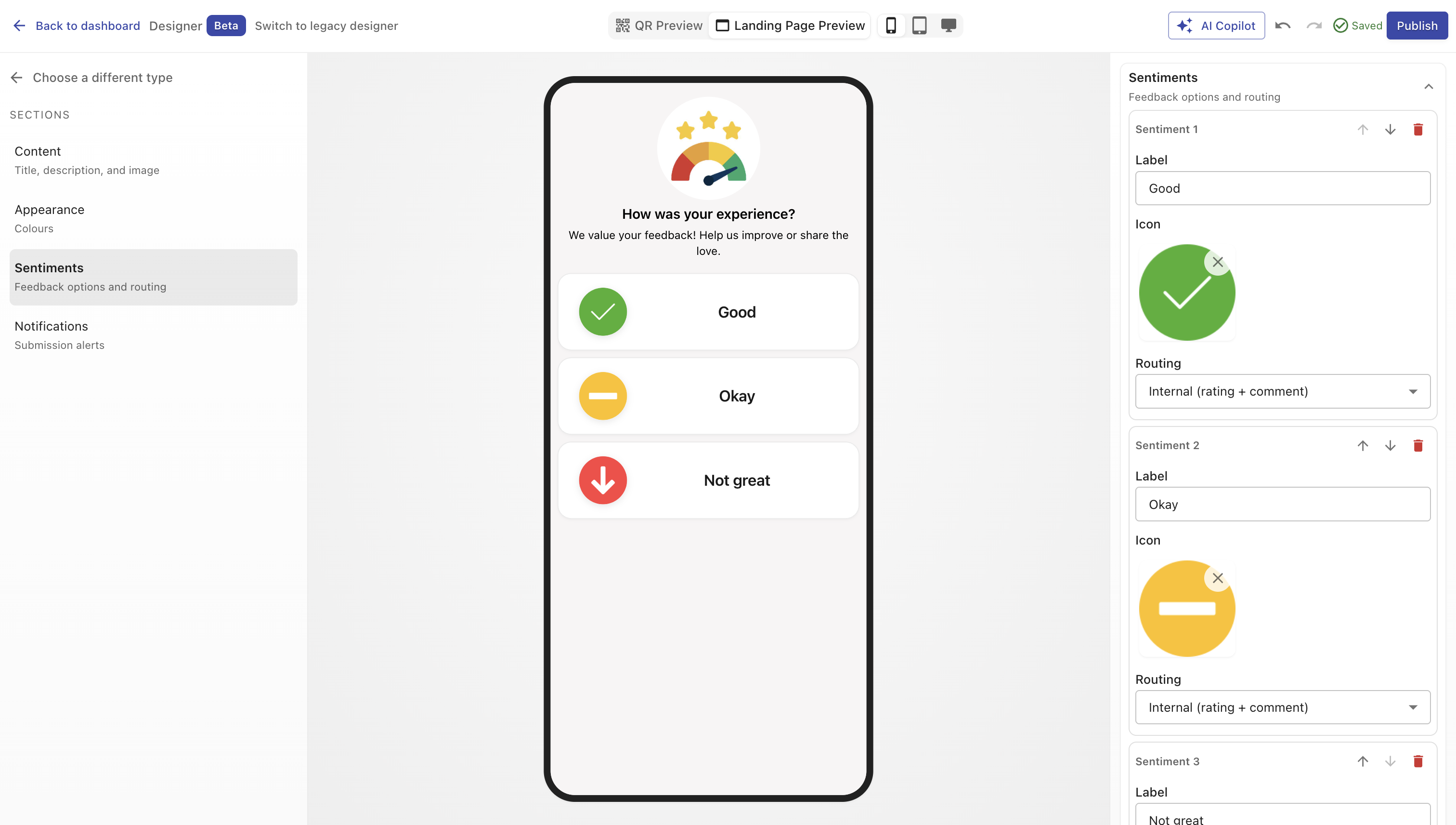 Configure Review page