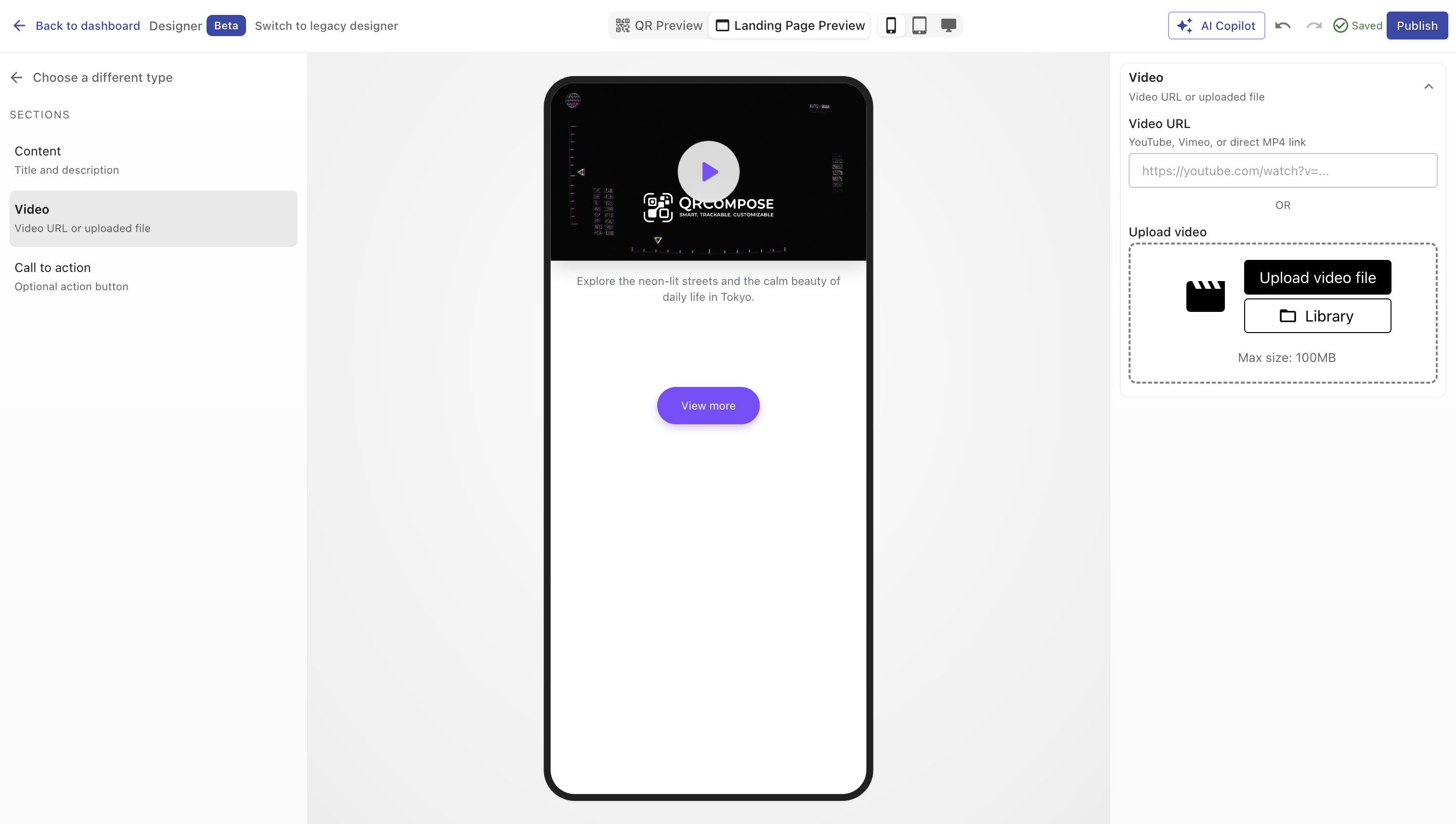 Configure Video Screenshot